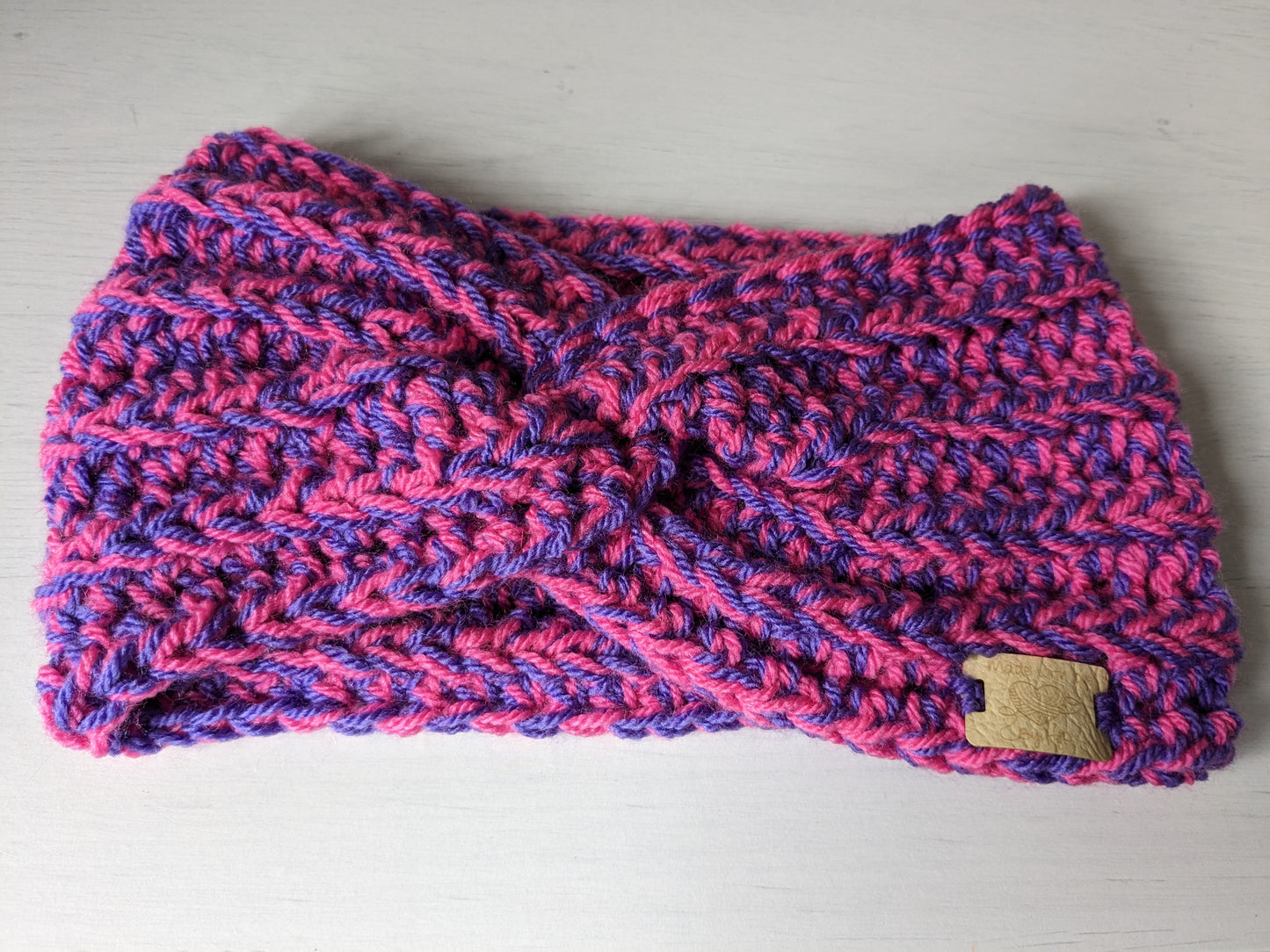 PDF Pattern: Quick and easy twisted headband - PDF crochet PATTERN