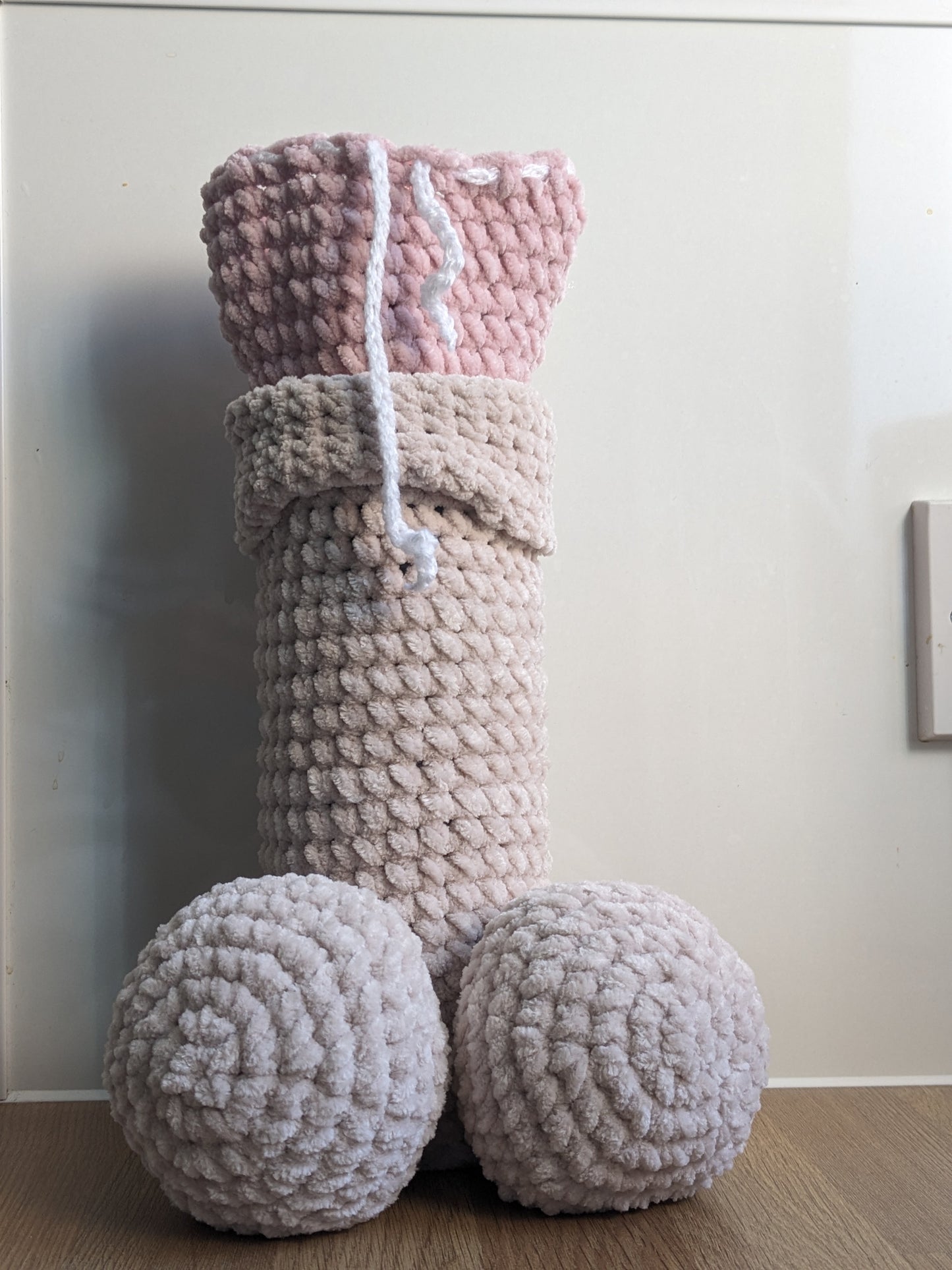 PDF Pattern: Peekaboo Willy Wine Cover - PDF crochet pattern