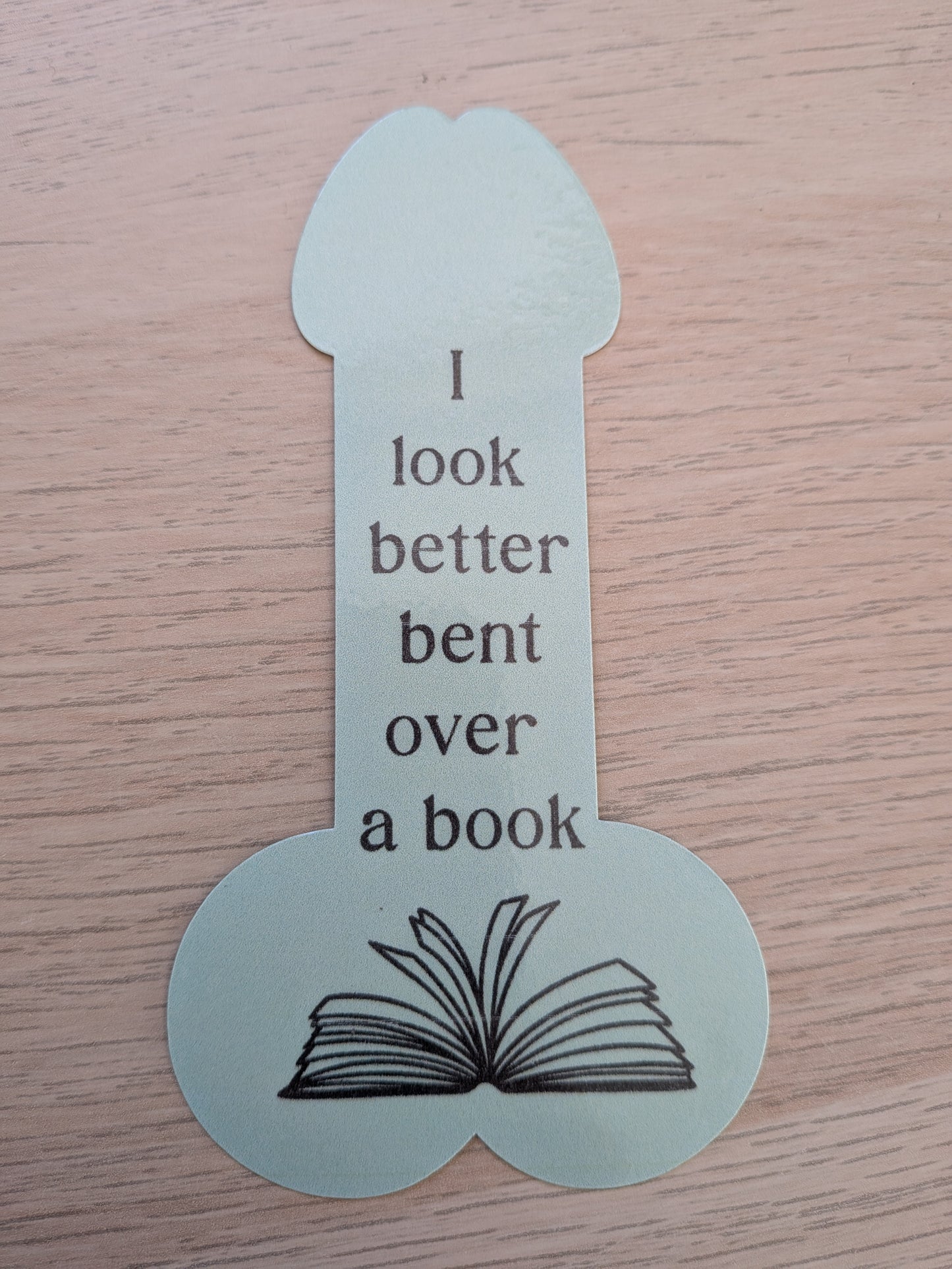 Rude penis shaped bookmarks