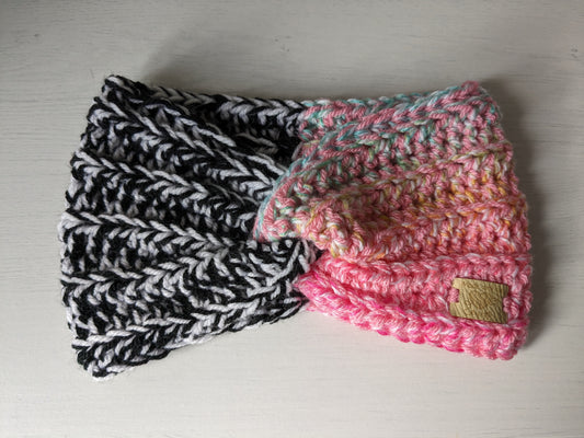 PDF Pattern: Quick and easy twisted headband - PDF crochet PATTERN