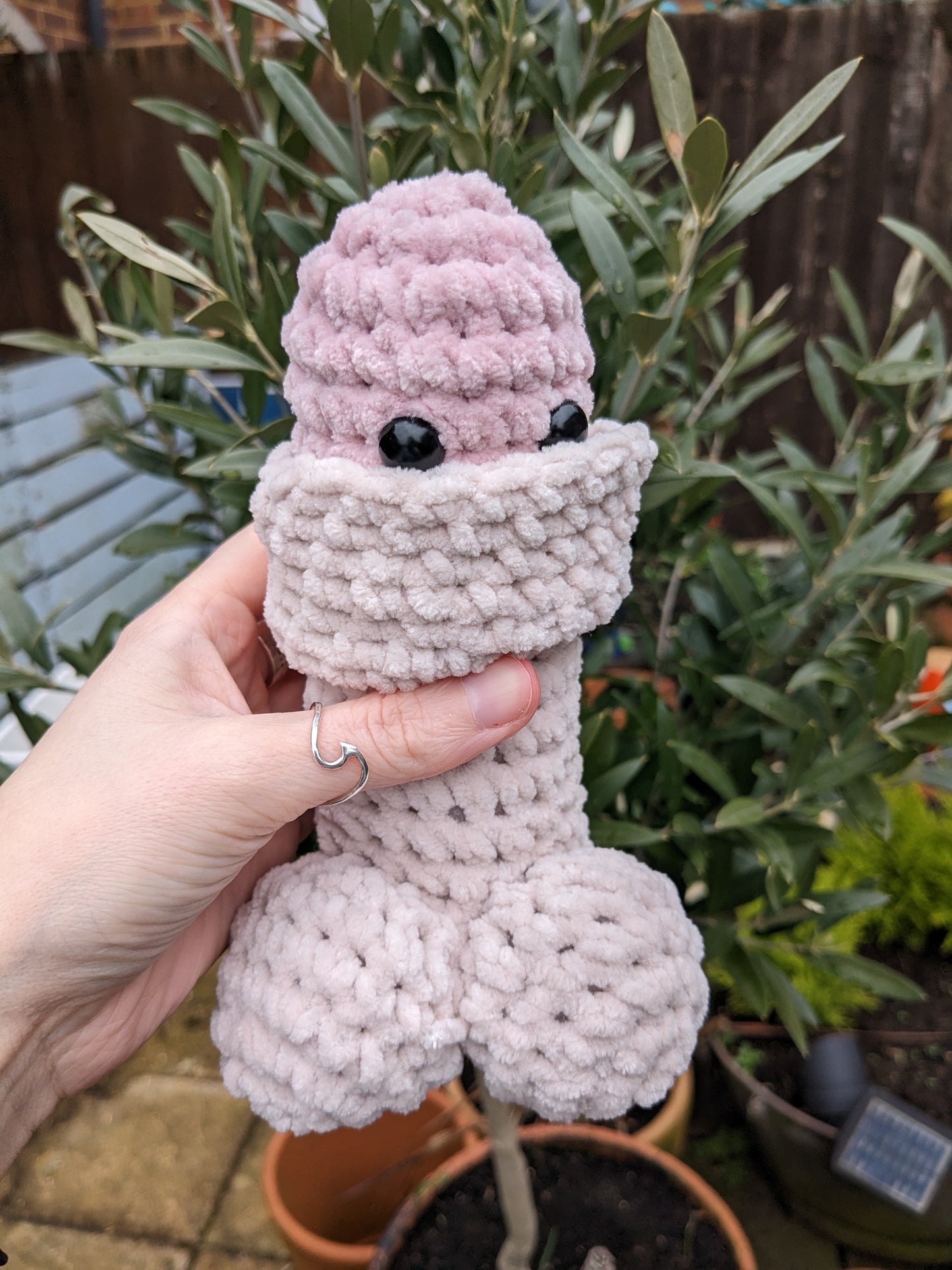 Peekaboo Willy, Handmade Crochet Item