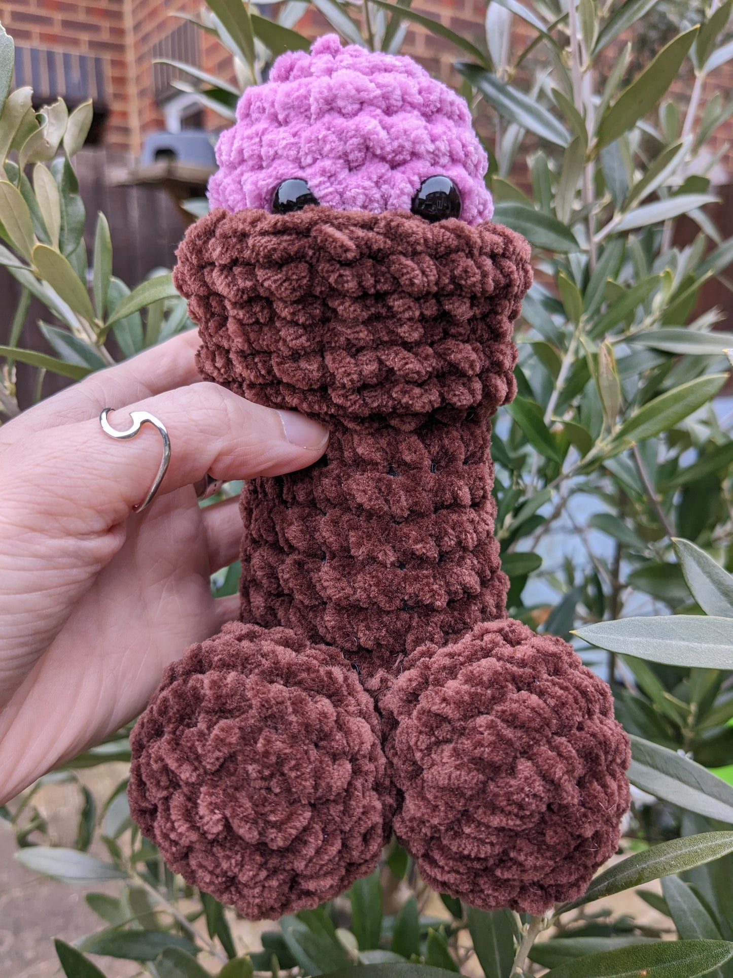 Peekaboo Willy, Handmade Crochet Item