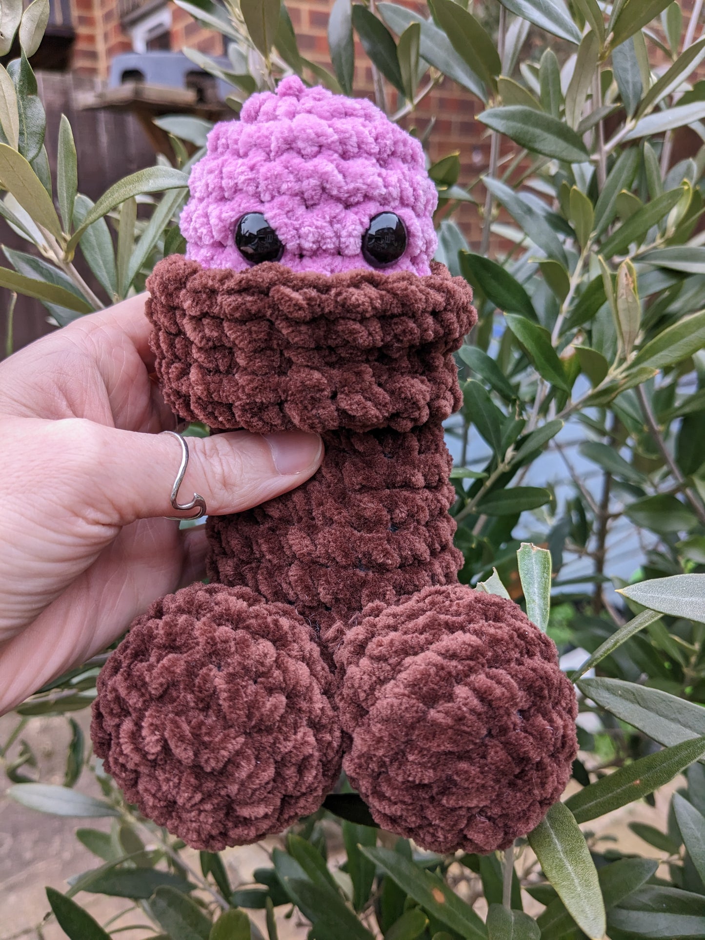 Peekaboo Willy, Handmade Crochet Item