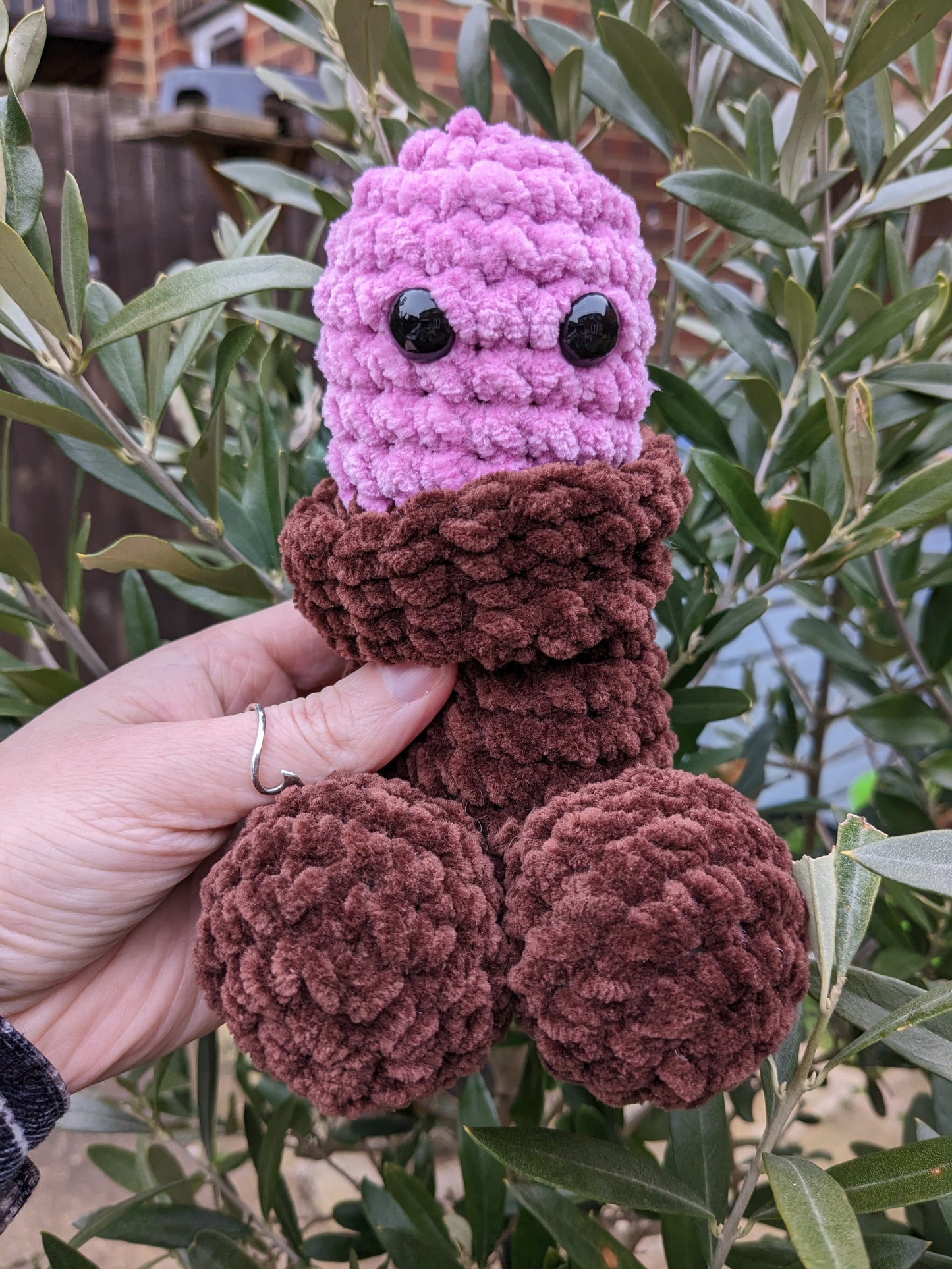 Peekaboo Willy, Handmade Crochet Item