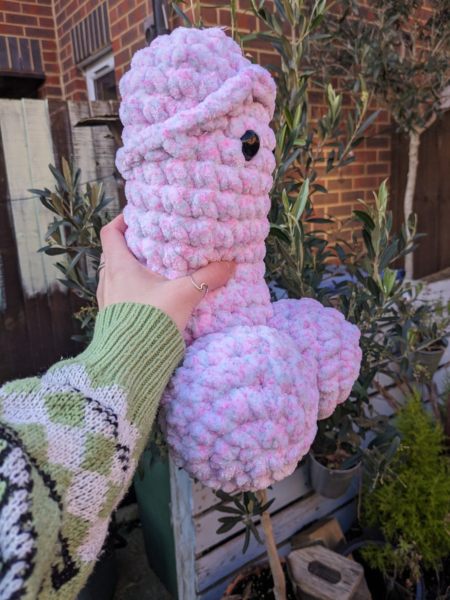 Large Wilson willy - crochet item