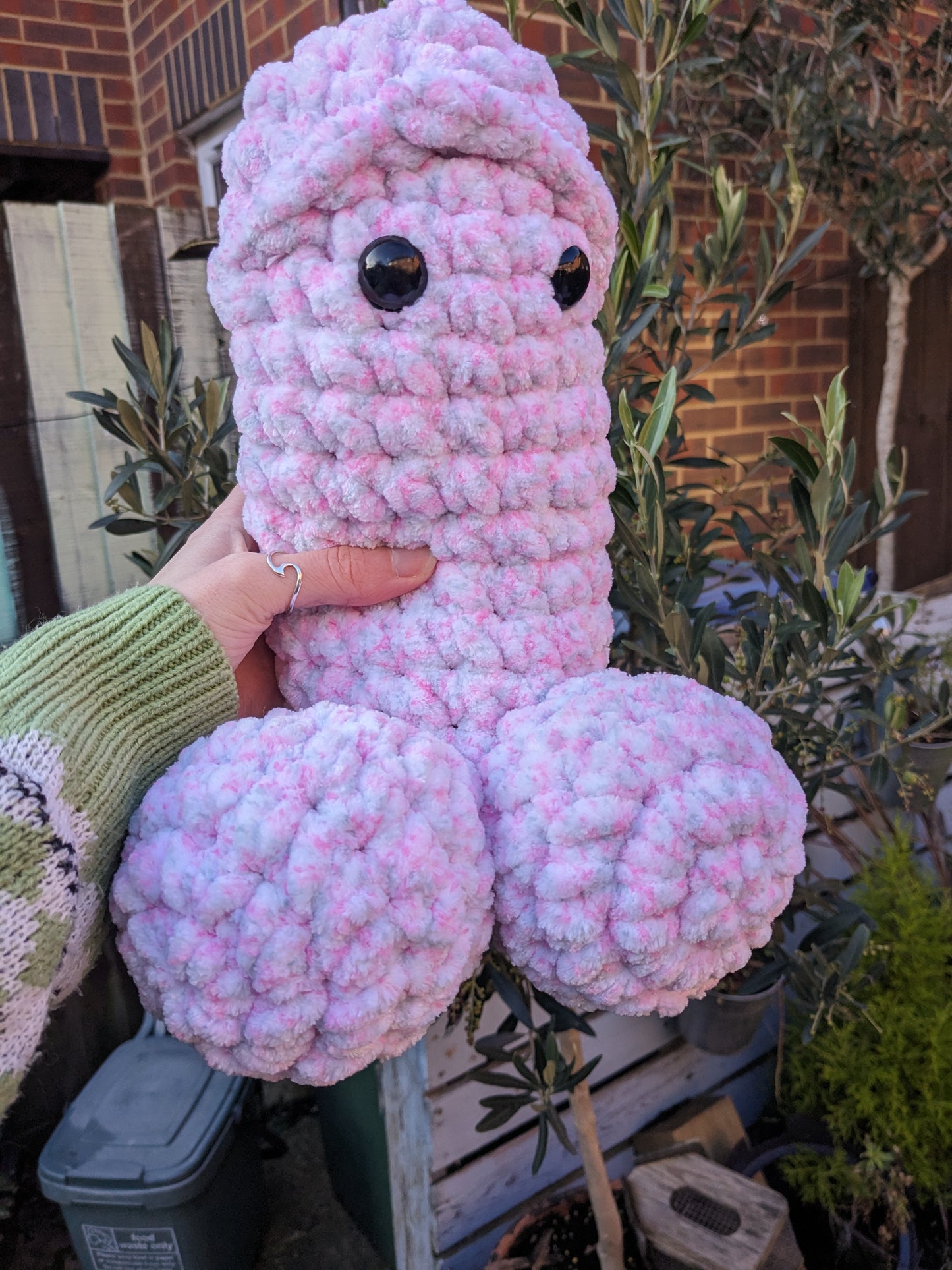 Large Wilson willy - crochet item