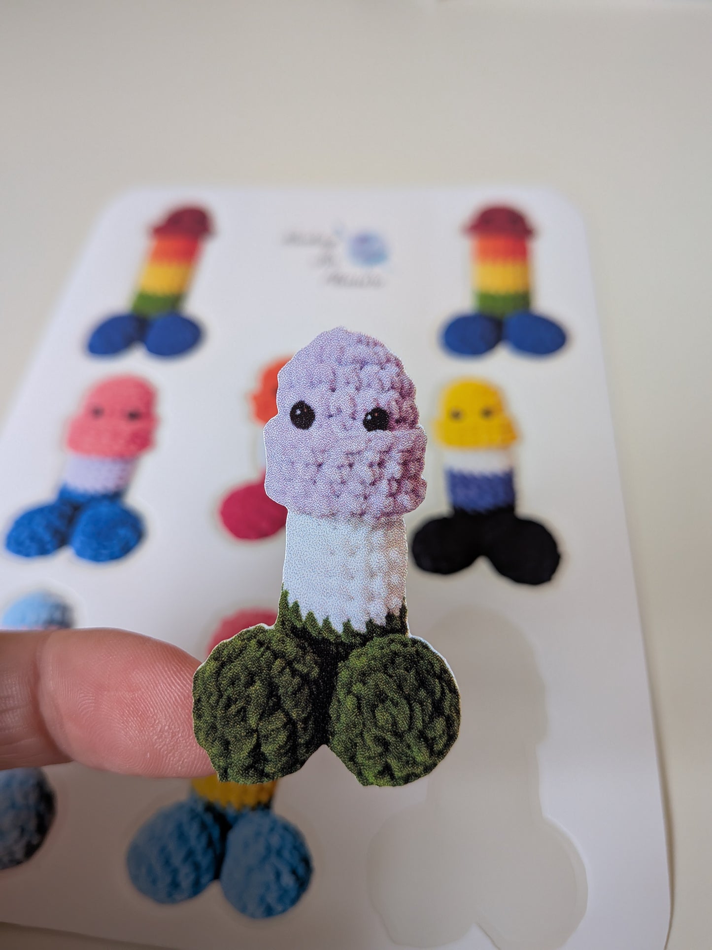 Peekaboo Peen Pride Stickers