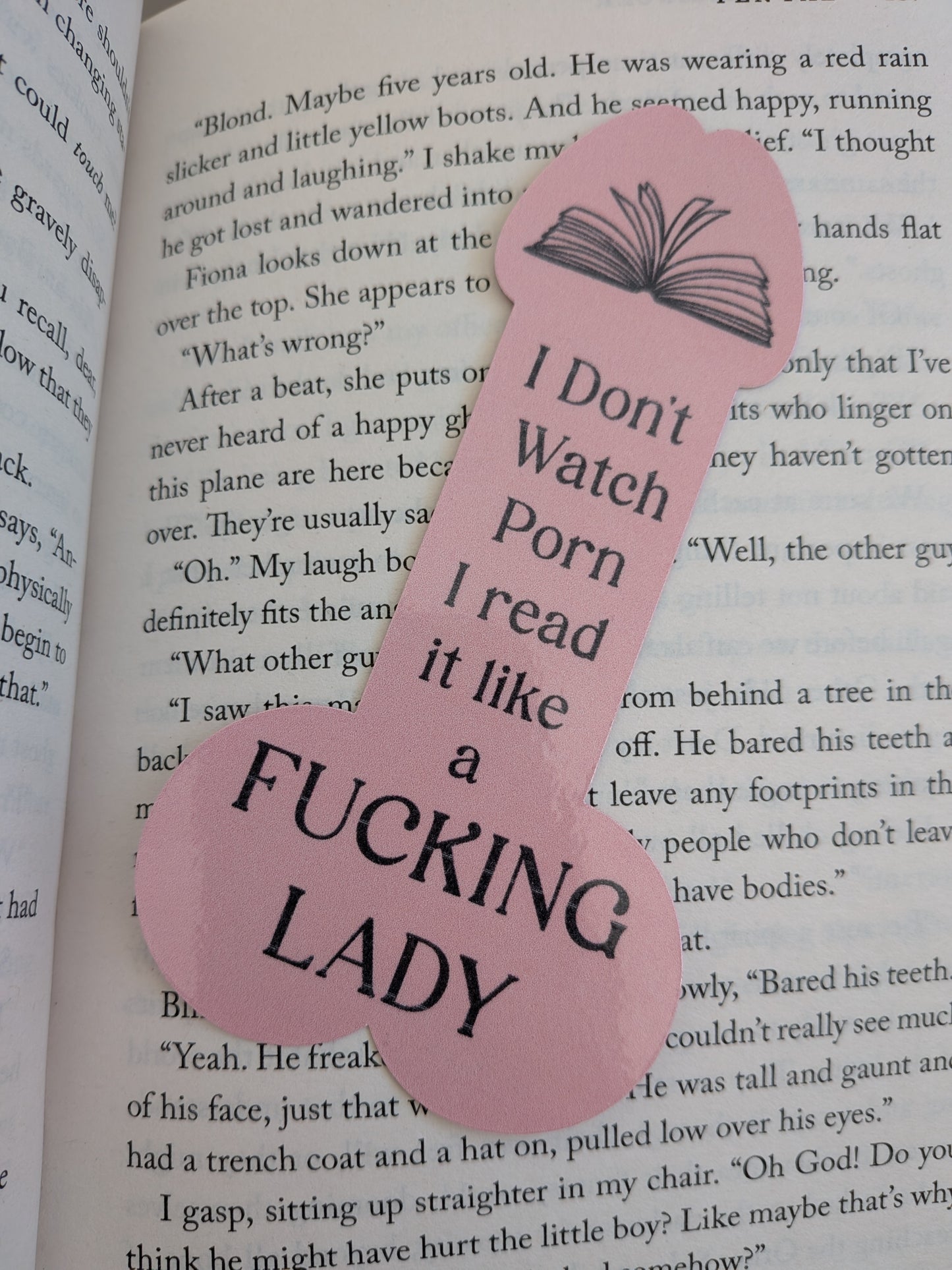 Rude penis shaped bookmarks