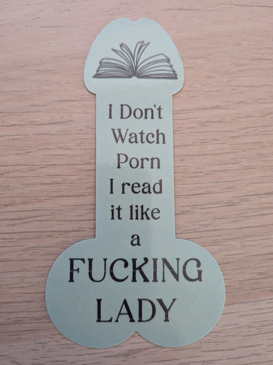 Rude penis shaped bookmarks