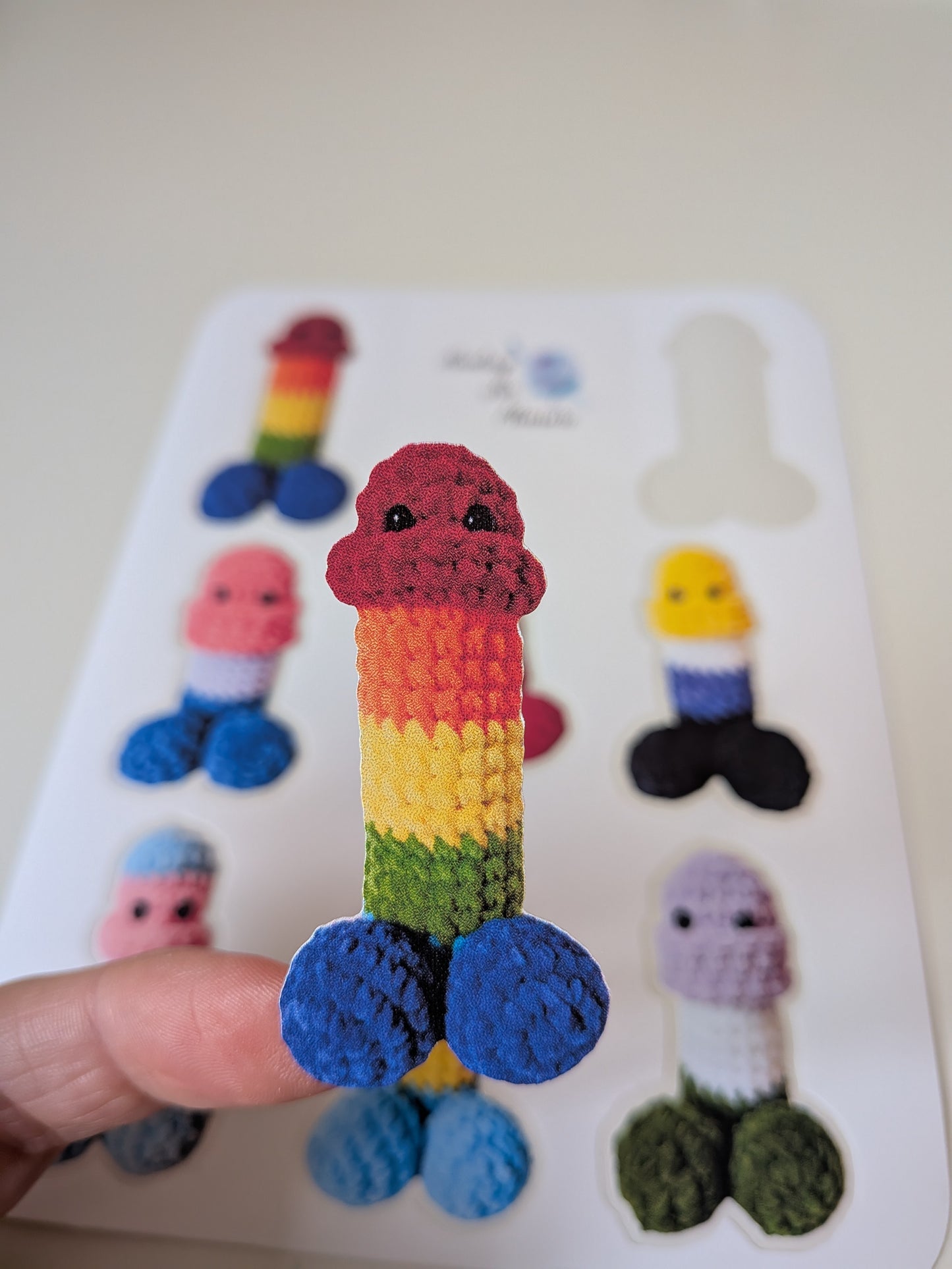Peekaboo Peen Pride Stickers