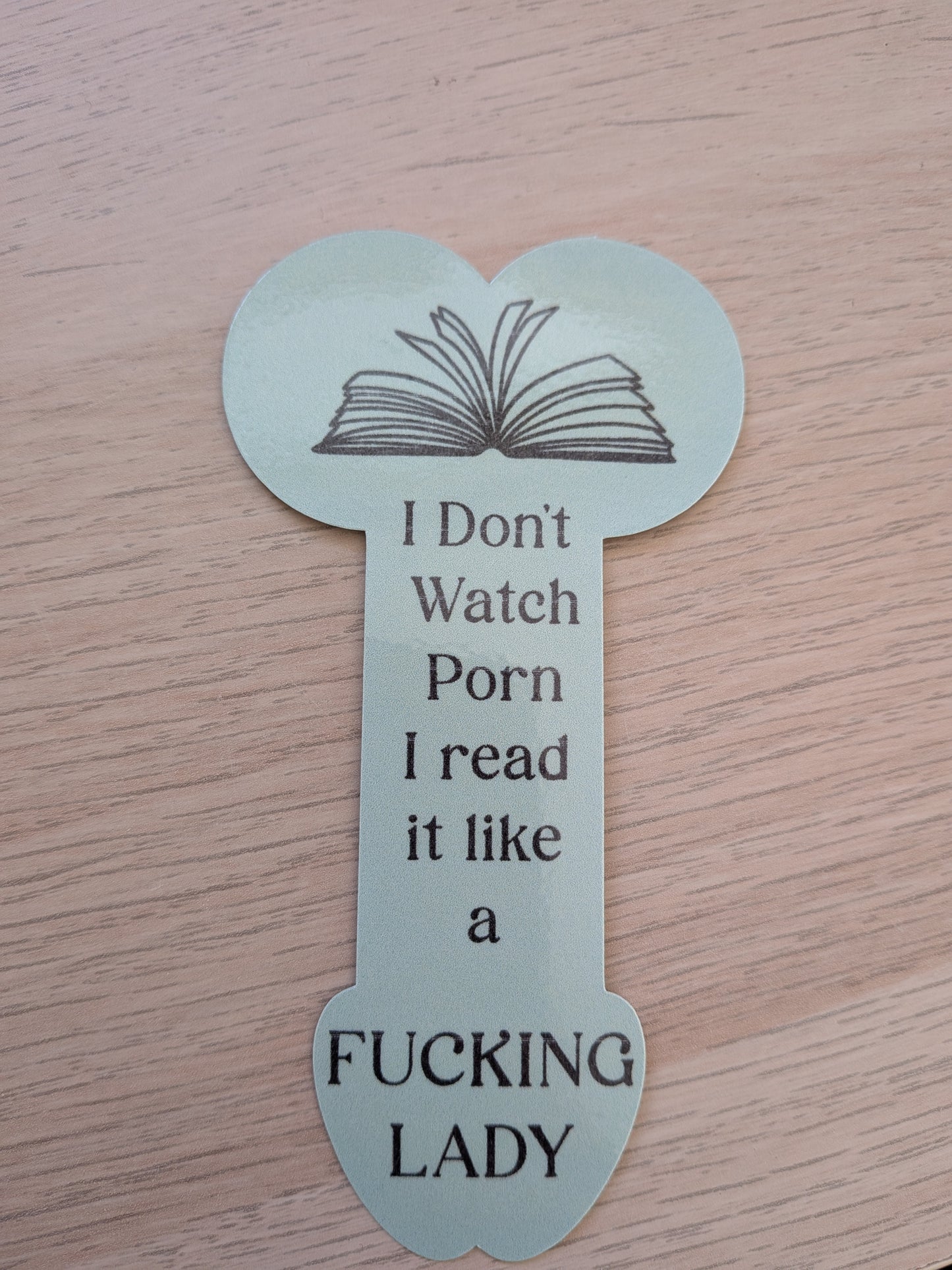 Rude penis shaped bookmarks