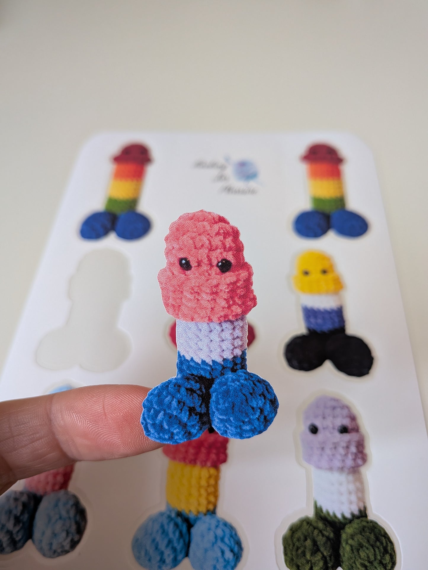 Peekaboo Peen Pride Stickers